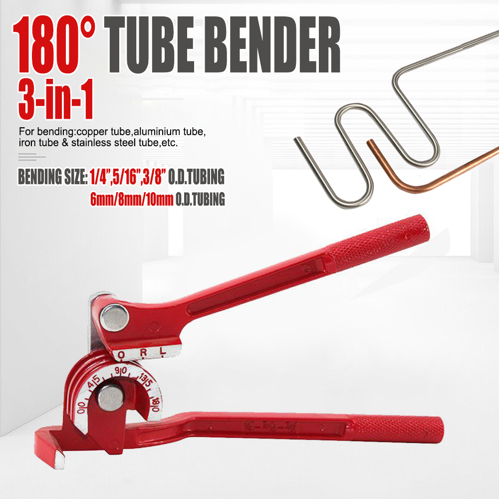 Home Improvement Youtube - 3-in-1 Pipe Bender Tool,90-180 Degree Tube