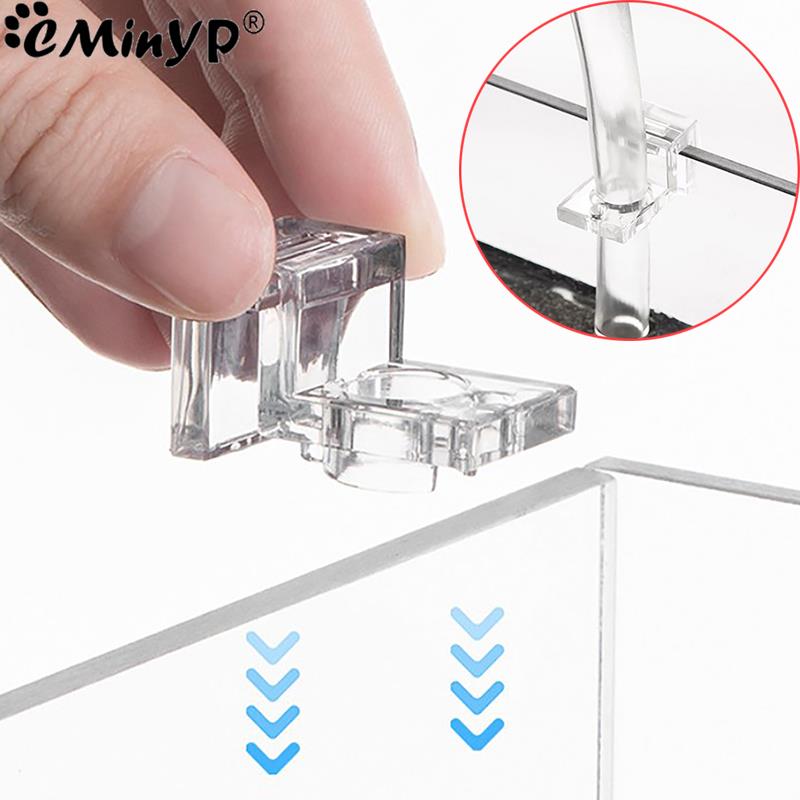 Wall Anchor Plastic - 4Pcs Fish Tank Acrylic Clips for