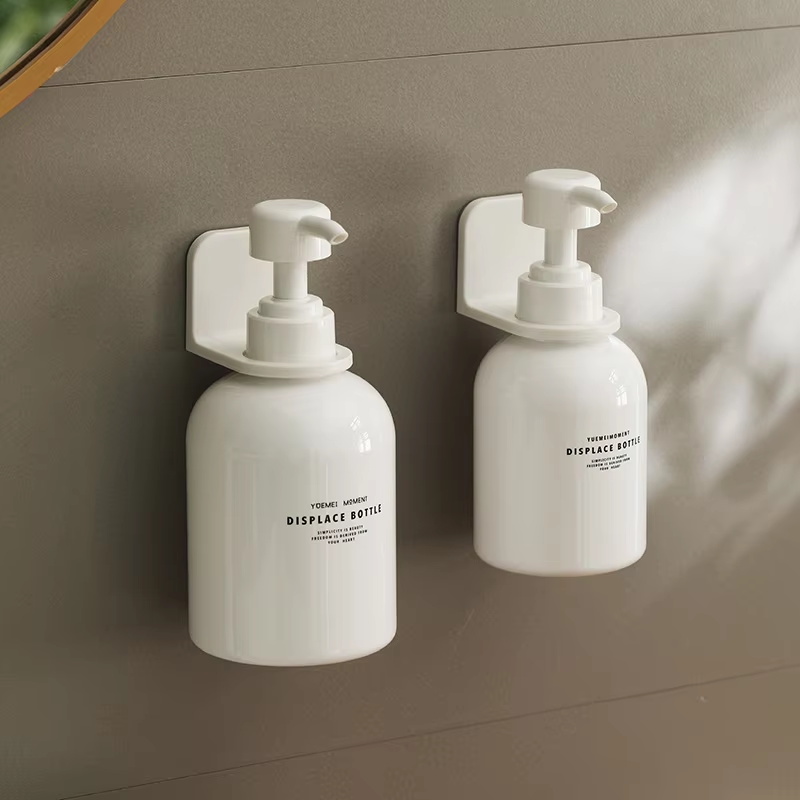 Wall Anchor Plastic - Wall Mounted Adjustable Dispenser Bottle Holder