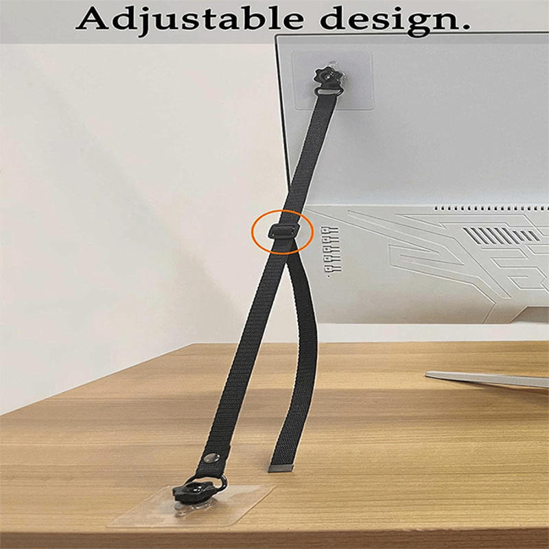 2 Pack Adjustable TV Safety St - огляд і ціна Wall Anchor Plastic