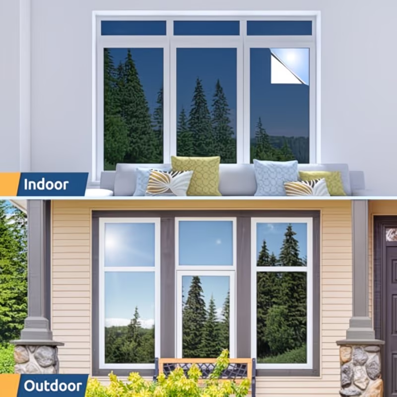 Reflective Mirror Film Sunshad - огляд і ціна Window Insulation Film