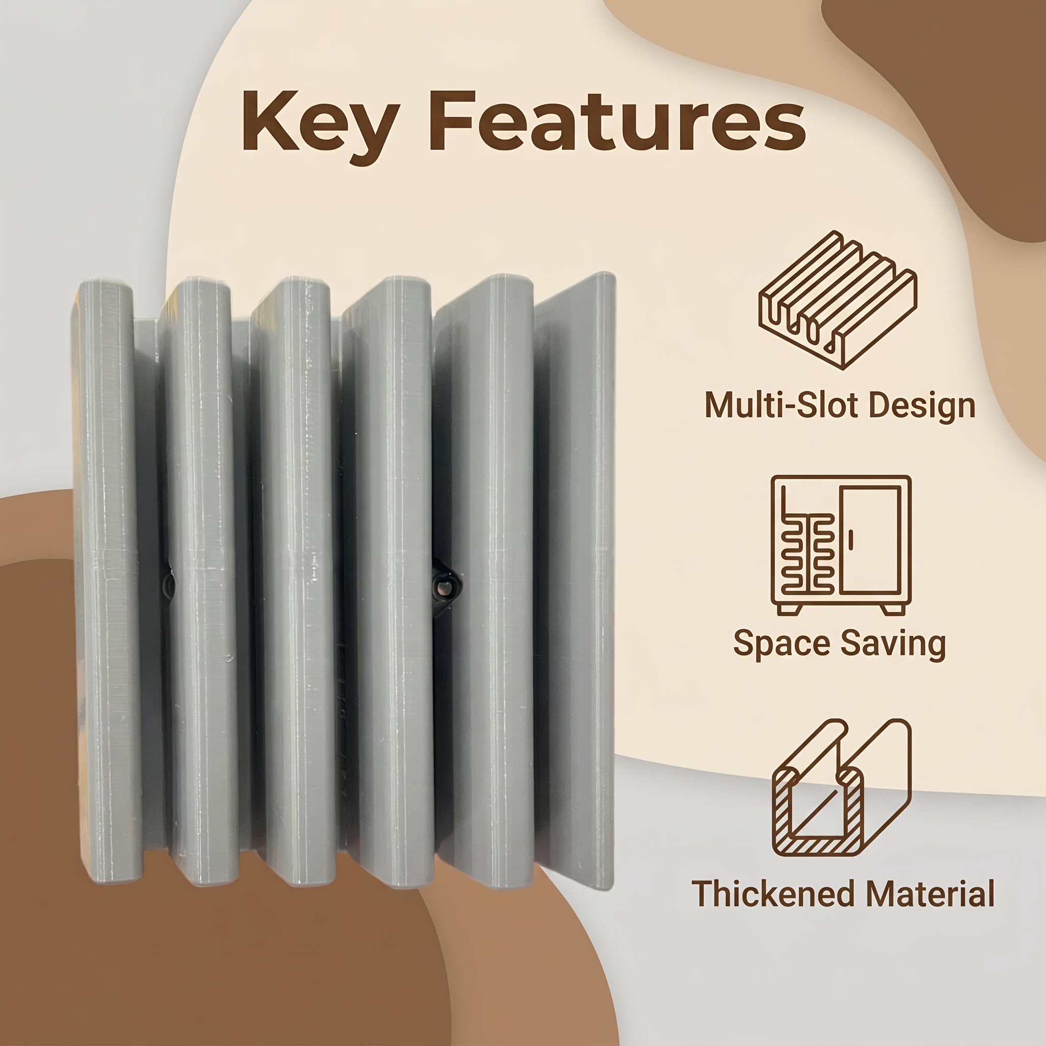 Lid Organizer, Under Cabinet M - огляд і ціна Wall Anchor Plastic