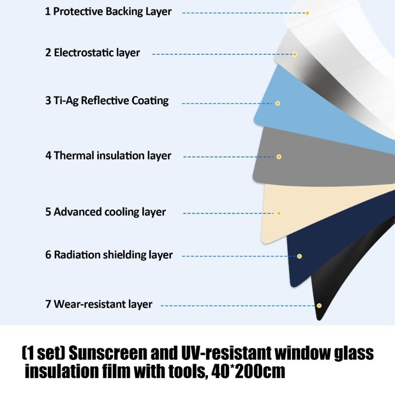 40X200cm Window Film For Tempe - огляд і ціна Window Insulation Film