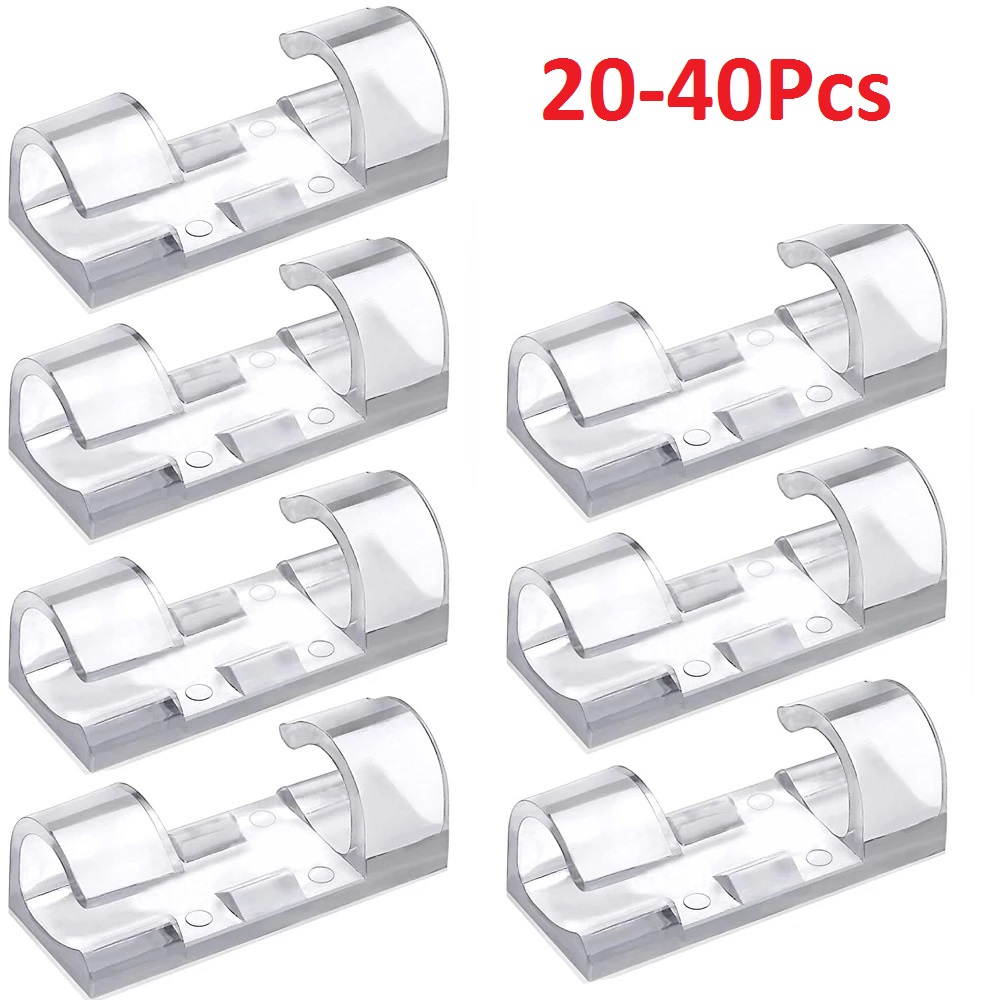 40PCS Cable Organizer Clips Ca - огляд і ціна Wall Anchor Plastic