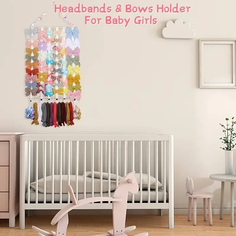 Girls' Hair Bow Clips Holder M - огляд і ціна Wall Anchor Plastic